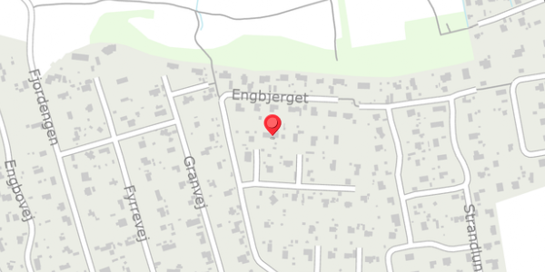 Trafikstøjkort på Engbjerget 72, 4300 Holbæk