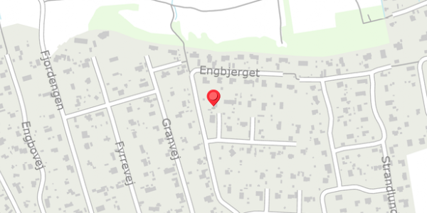 Trafikstøjkort på Engbjerget 74, 4300 Holbæk