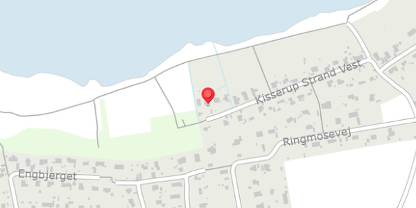 Trafikstøjkort på Kisserup Strand Vest 50, 4300 Holbæk