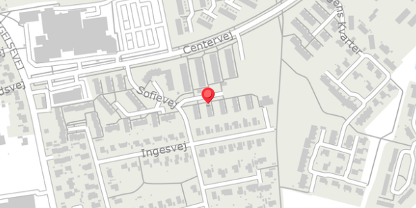 Trafikstøjkort på Sofievej 14, 4270 Høng