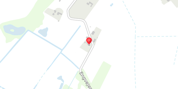 Trafikstøjkort på Engvejen 14, 4420 Regstrup