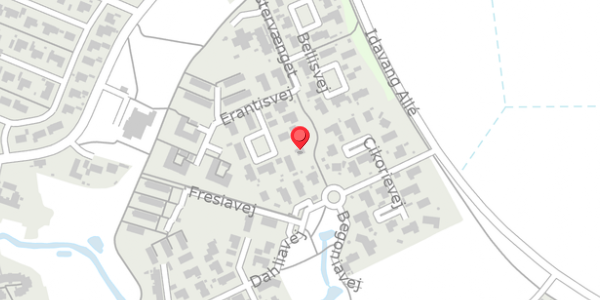 Trafikstøjkort på Erantisvej 7, . , 4420 Regstrup