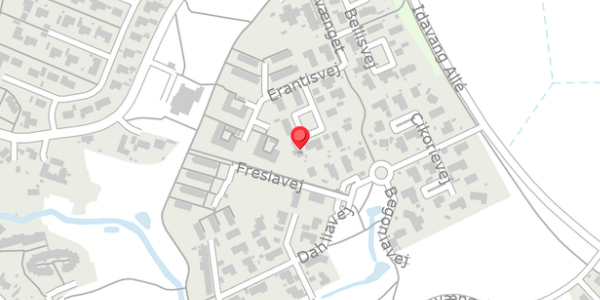 Trafikstøjkort på Erantisvej 13, 4420 Regstrup