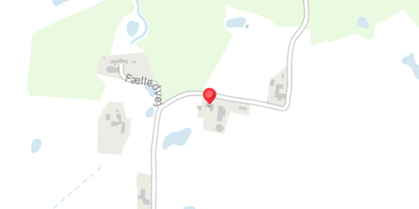 Trafikstøjkort på Fælledvej 2, 4350 Ugerløse