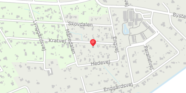 Trafikstøjkort på Kratvej 28, 4500 Nykøbing Sj