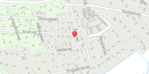 Trafikstøjkort på Kratvej 36, 4500 Nykøbing Sj