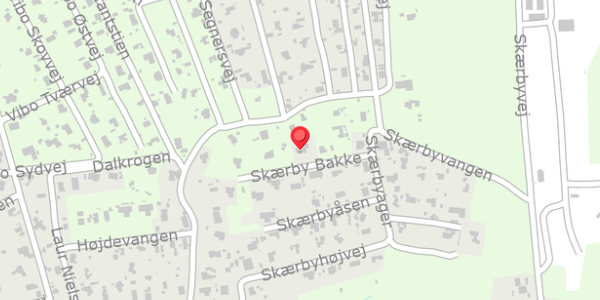 Trafikstøjkort på Skærby Bakke 12, 4500 Nykøbing Sj