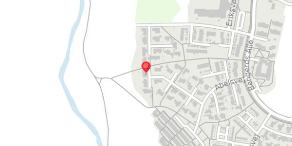Trafikstøjkort på Abelsvej 48, 4100 Ringsted
