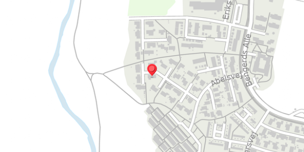 Trafikstøjkort på Abelsvej 54, 4100 Ringsted
