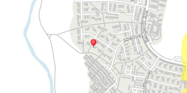 Trafikstøjkort på Abelsvej 58, . , 4100 Ringsted