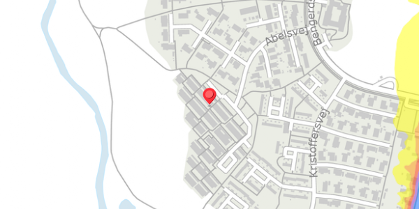 Trafikstøjkort på Abelsvej 92B, . , 4100 Ringsted