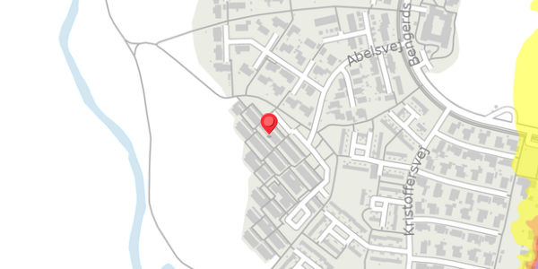 Trafikstøjkort på Abelsvej 96B, 4100 Ringsted