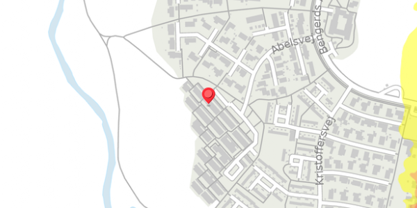 Trafikstøjkort på Abelsvej 98B, 4100 Ringsted