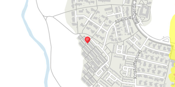 Trafikstøjkort på Abelsvej 100B, 4100 Ringsted