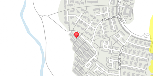 Trafikstøjkort på Abelsvej 102, 4100 Ringsted