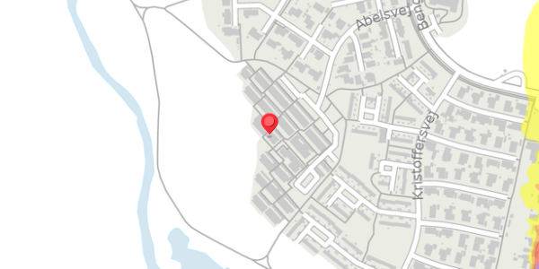 Trafikstøjkort på Abelsvej 162, 4100 Ringsted