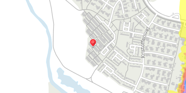 Trafikstøjkort på Abelsvej 180, 4100 Ringsted