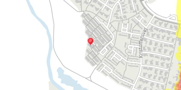 Trafikstøjkort på Abelsvej 184, 4100 Ringsted