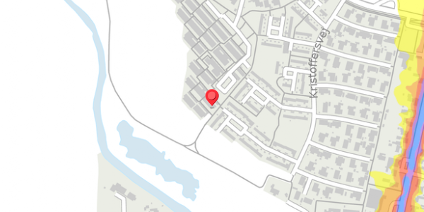 Trafikstøjkort på Abelsvej 188, 4100 Ringsted
