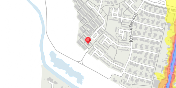 Trafikstøjkort på Abelsvej 190, 4100 Ringsted