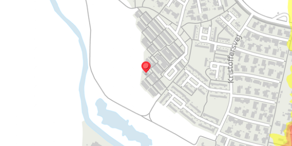 Trafikstøjkort på Abelsvej 206, 4100 Ringsted