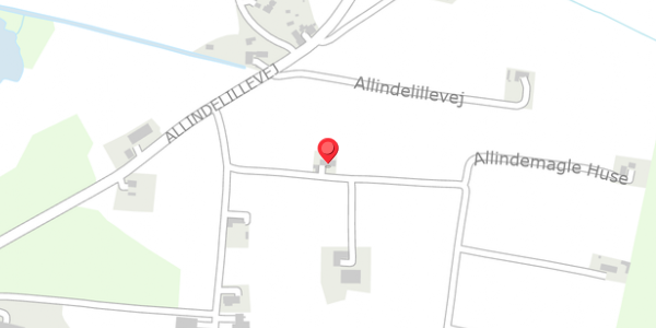Trafikstøjkort på Allindemagle Huse 7, . , 4100 Ringsted