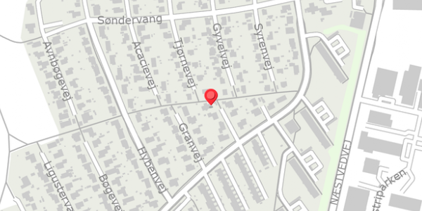 Trafikstøjkort på Askevej 2, 4100 Ringsted