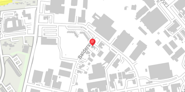Trafikstøjkort på Baldersvej 1, . , 4100 Ringsted