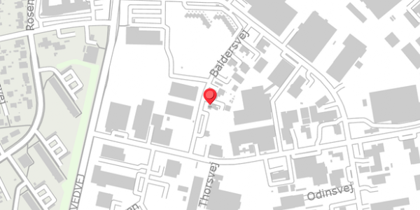 Trafikstøjkort på Baldersvej 9, . , 4100 Ringsted