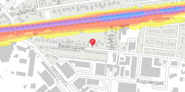 Trafikstøjkort på Balstrupvej 35, . , 4100 Ringsted
