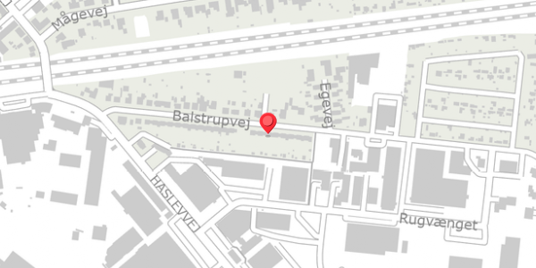 Trafikstøjkort på Balstrupvej 36, 4100 Ringsted
