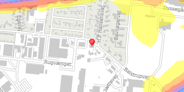 Trafikstøjkort på Balstrupvej 80, . , 4100 Ringsted