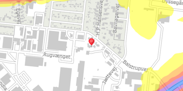 Trafikstøjkort på Balstrupvej 80A, 4100 Ringsted