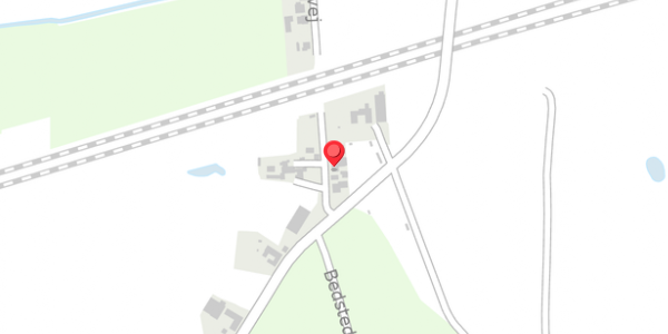 Trafikstøjkort på Bedstedvej 14, 4100 Ringsted