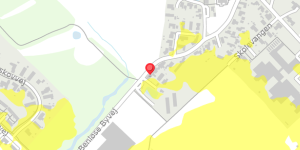 Trafikstøjkort på Benløse By 33B, . , 4100 Ringsted
