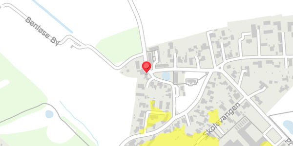 Trafikstøjkort på Benløse By 34, 4100 Ringsted