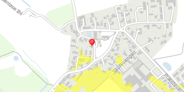 Trafikstøjkort på Benløse By 46, . , 4100 Ringsted