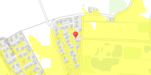 Trafikstøjkort på Bjergvej 54, 4100 Ringsted