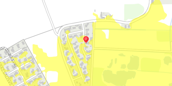 Trafikstøjkort på Bjergvej 56, 4100 Ringsted