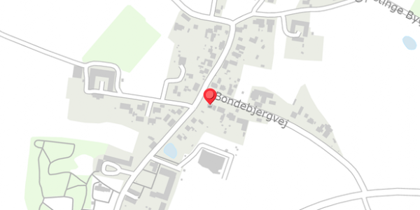 Trafikstøjkort på Bondebjergvej 2, 4100 Ringsted