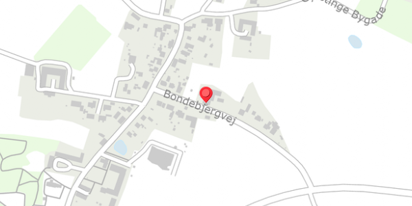 Trafikstøjkort på Bondebjergvej 7, . , 4100 Ringsted