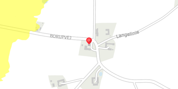 Trafikstøjkort på Borupvej 18, 4140 Borup