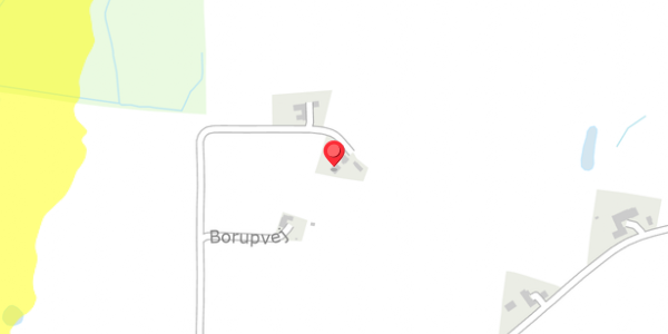 Trafikstøjkort på Borupvej 25, 4140 Borup