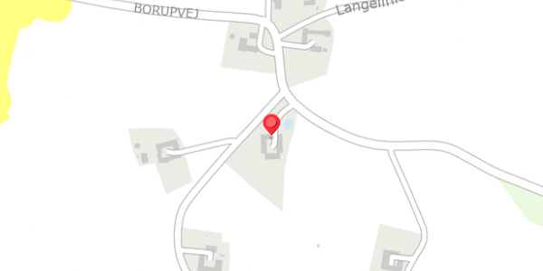 Trafikstøjkort på Borupvej 30, 4140 Borup