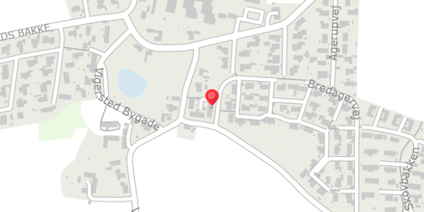 Trafikstøjkort på Bredagervej 1, . , 4100 Ringsted