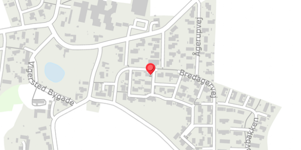 Trafikstøjkort på Bredagervej 16, 4100 Ringsted