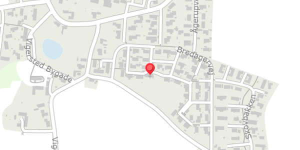 Trafikstøjkort på Bredagervej 24, 4100 Ringsted