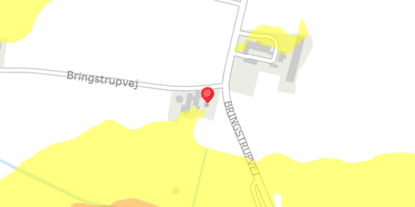 Trafikstøjkort på Bringstrupvej 19, 4100 Ringsted