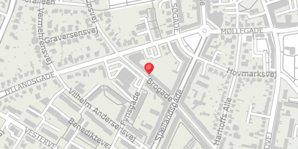 Trafikstøjkort på Brogade 9, 2. th, 4100 Ringsted