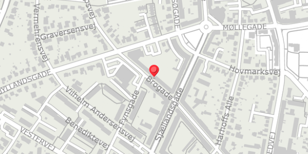 Trafikstøjkort på Brogade 11, 3. th, 4100 Ringsted